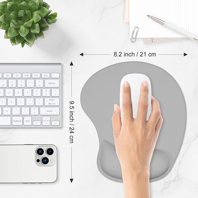 ITNRSIIET Ergonomic Mouse Pad, Cushioned Gel Wrist Rest, Non-Slip Base - Image 6