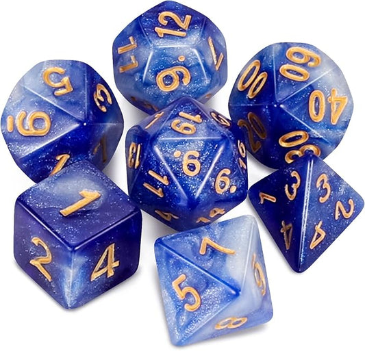 QMAY DND Dice Set -D&D Polyhedral Dice by QMAY