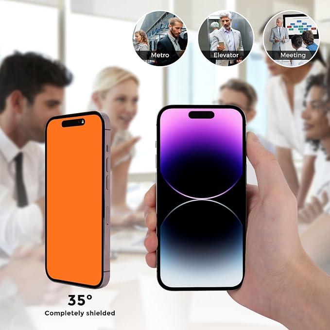 For iPhone 15 pro max privacy screen protector - Image 3