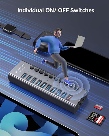 WENTER Powered USB Hub 3.0 - Image 6