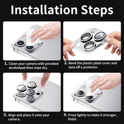 Camera Lens Protector for iPhone 14 Pro/iPhone 14 Pro Max, Alloy Metal Camera - Image 7