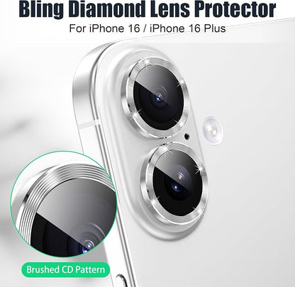 AGVEE 3+3 6 Pack for iPhone 16 6.1" / 16 Plus 6.7" Camera Lens Cover Protector - Image 4