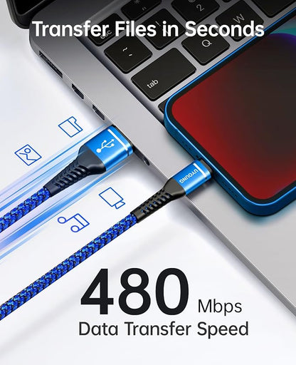 3FT Lightning Cable 3Pack MFi Certified iPhone Charger Cable USB Apple Charging - Image 3