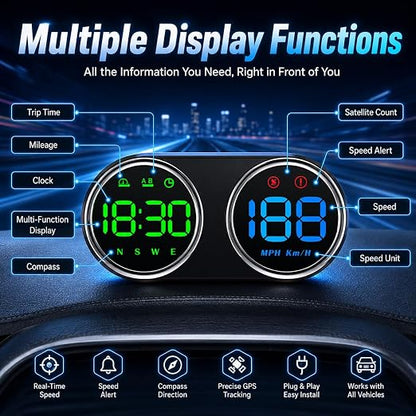 GPS Speedometer for Car GPS Speedometer HUD - Image 4