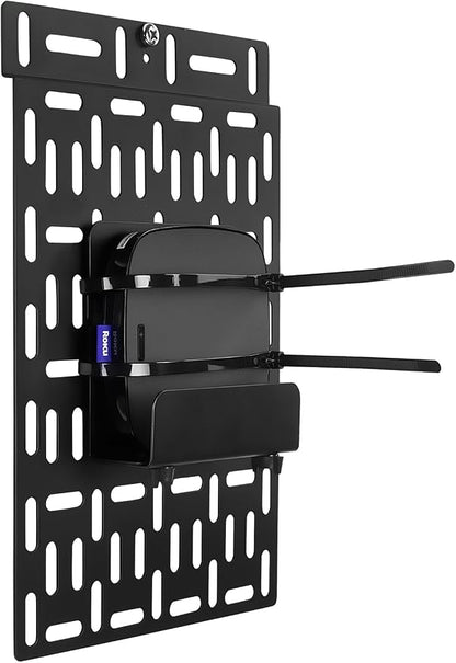 Mount-It! Cable Box Mount Behind TV | Adjustable Universal Mounting Bracket - Image 6