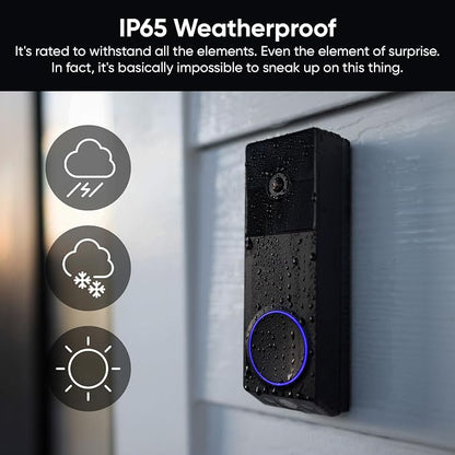 WYZE Wireless Duo Cam Video Doorbell, Battery Powered, 2K Full HD Video - Image 10