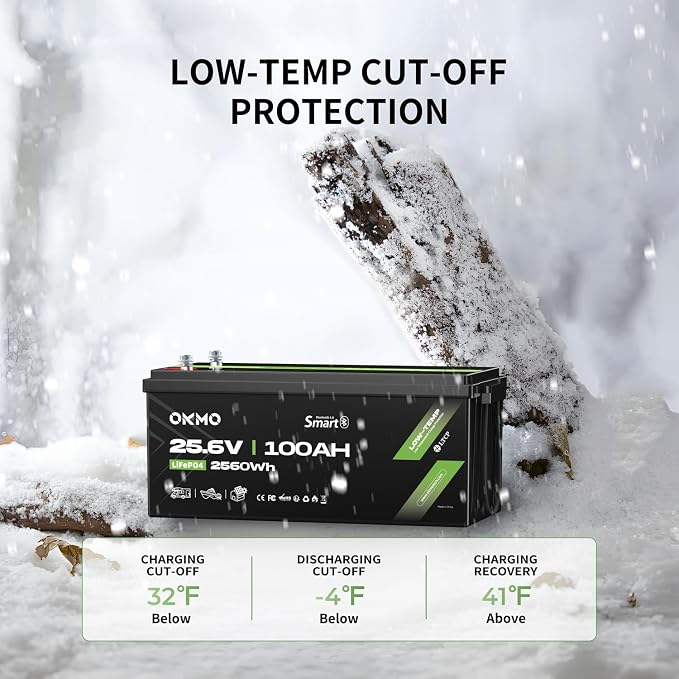 OKMO 24V 100Ah LiFePO4 Lithium Battery - Image 4