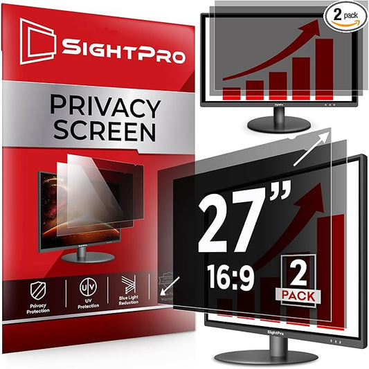 27 Inch 16:9 Computer Privacy Screen Filter by SightPro