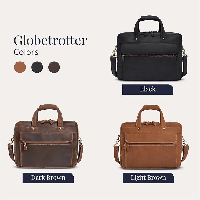 Luxorro Professional Leather Briefcase - Image 6