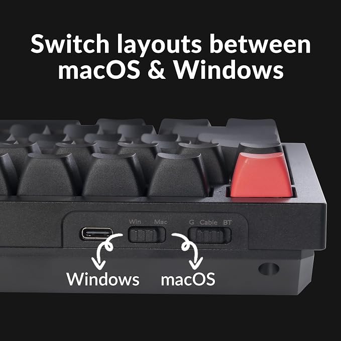 Keychron Q6 Max QMK/Launcher Wireless Bluetooth/2.4 GHz/USB-C Wired Custom - Image 7