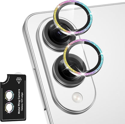 for Samsung Galaxy S25 Edge Camera Lens Protector, Individual Metal Ring by Btscase