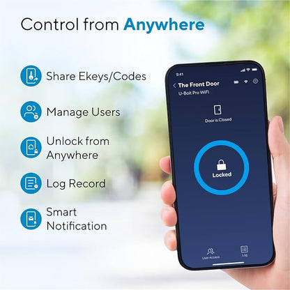 ULTRALOQ U-Bolt Pro WiFi Smart Lock - Image 3