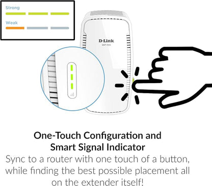 D-Link DAP-1955-US, WiFi Range Extender Mesh Gigabit AC1900 Dual Band Plug In - Image 6