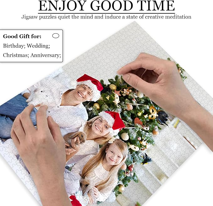 Custom Puzzle 120/200/300/500/1000/1500 Pieces, Personalized Puzzle from Your - Image 5