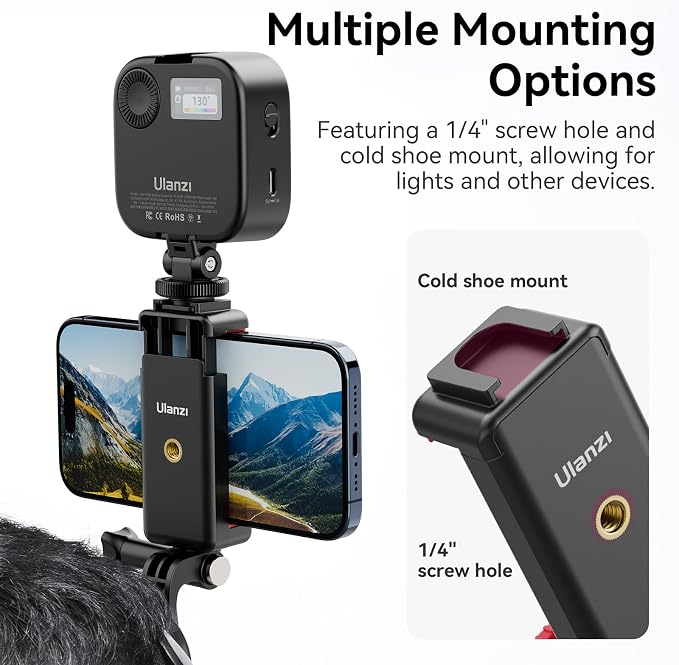 ULANZI CM027 Phone Head Strap Mount Support Vertical Shots - Image 5