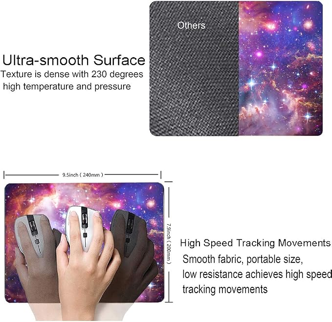 Bright Star Galaxy Mouse Pad - Image 3