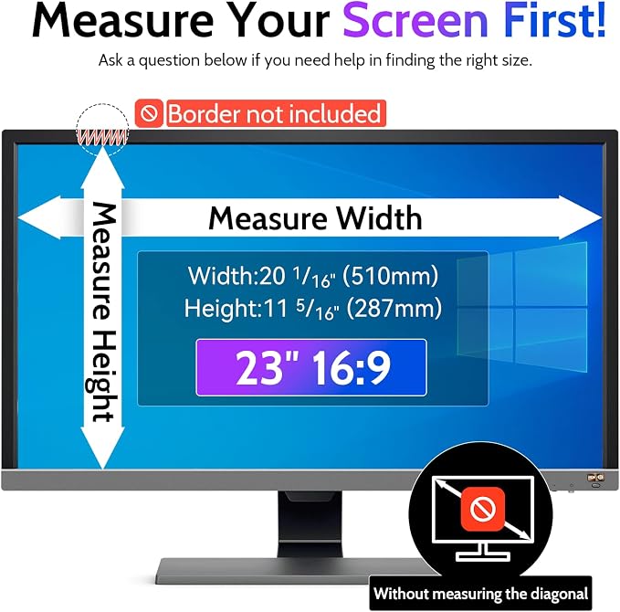 Computer Privacy Screen 23 Inch - Image 6