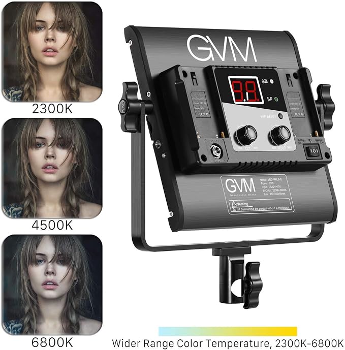 GVM Led Bi-Color Video Lights - Image 6