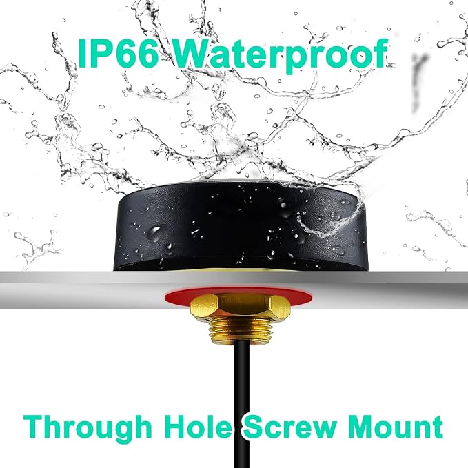 WiFi Puck Antenna Dual Band 2.4G 5.8 GHz, 5dBi Omni-Directional Mini Screw - Image 2
