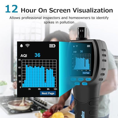 Air Quality Monitor CF-60PP WiFi PM2.5 PM10 TVOC Pollen AQI Tester - Image 7