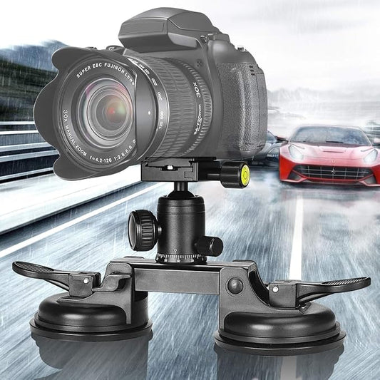 Professional Heavy Duty DSLR Mirorrless Camera Suction Cup Car Mount Camcorder - Image 2
