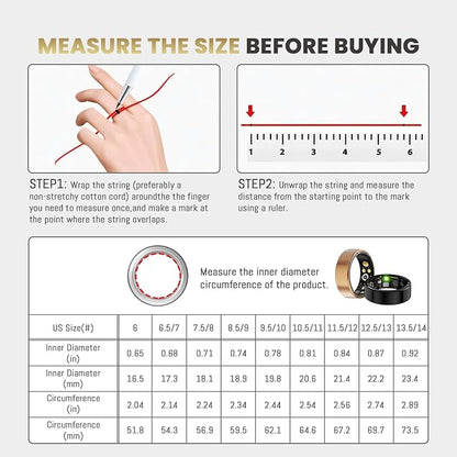 Smart Ring for Women Men, Health Tracker - Image 2