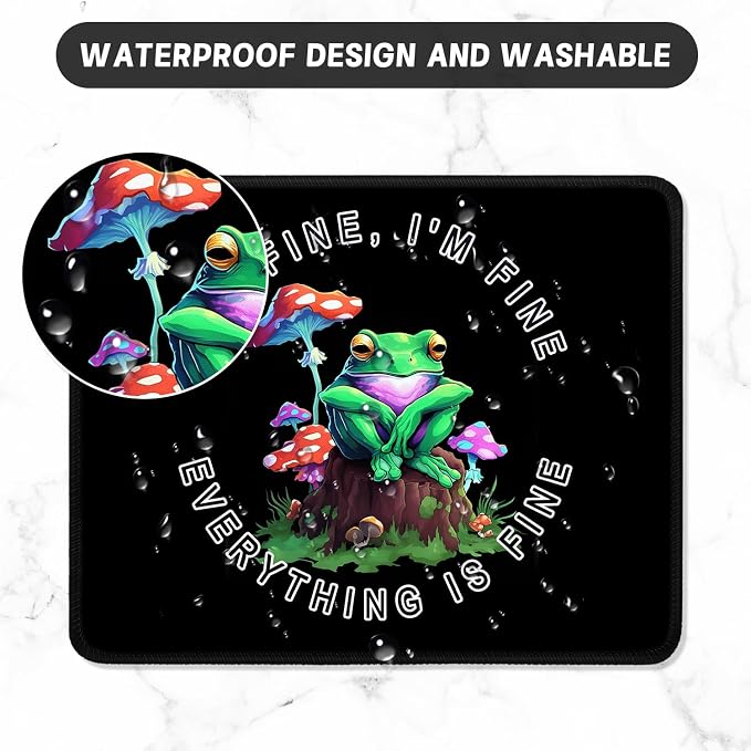 ITNRSIIET Mouse Pad with Stitched Edge Premium Textured Smooth Precise - Image 5