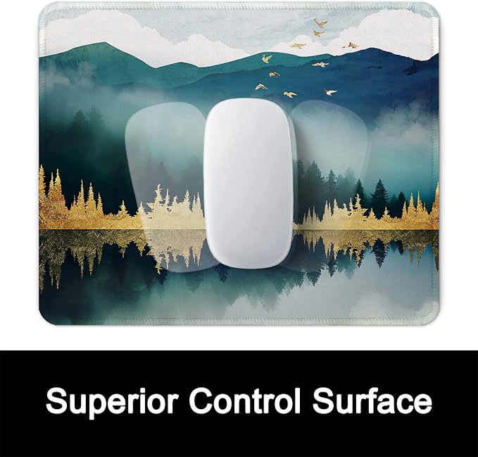 ITNRSIIET Mouse Pad with Stitched Edge Premium Textured Smooth Precise - Image 2