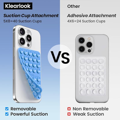 Klearlook Silicone Suction Cup Phone Case Mount Double Sided, Silicon Sticky - Image 2