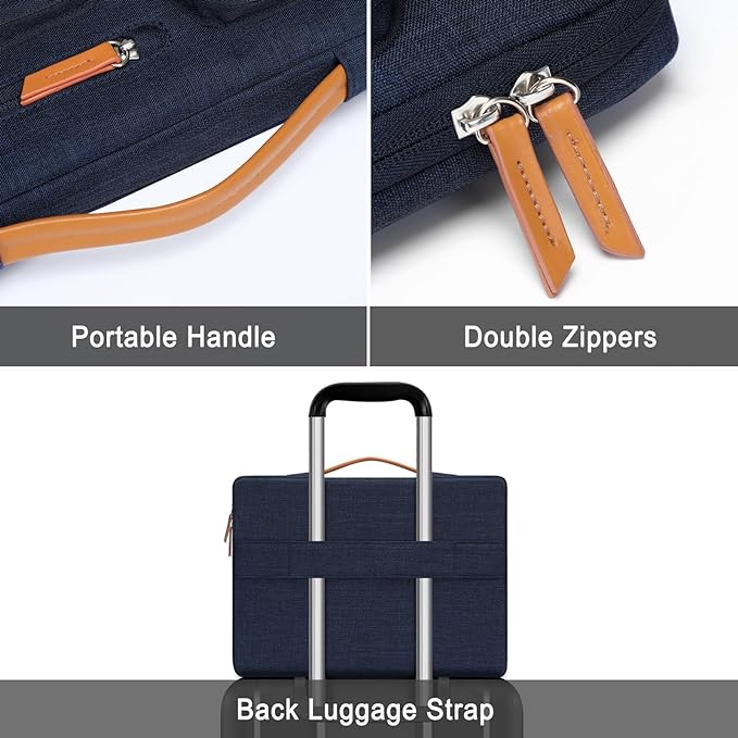 MOSISO 360 Protective Laptop Case 13 inch, 13 inch Laptop Sleeve Compatible - Image 4