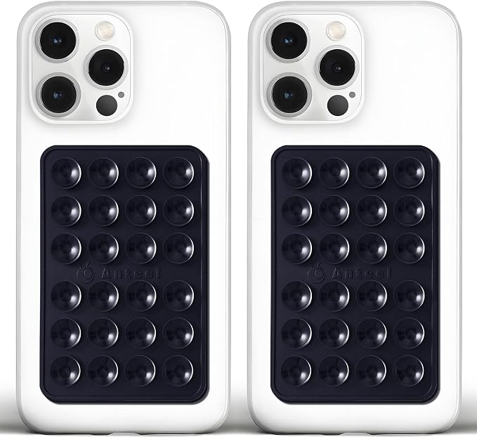 Anteel Medium-Sized Silicone Suction Phone Case Adhesive Mount, Enhanced by JingJinYY