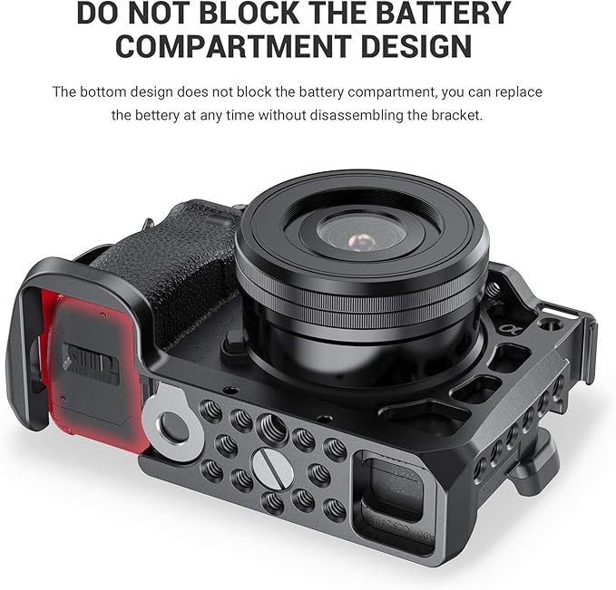SMALLRIG Cage for Sony Alpha A6600/ILCE 6600 Mirrorless Camera - Image 5