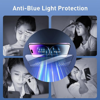 for iPhone 14 Pro Max Screen Protector Blue Light Full Coverage Dynamic Island - Image 6