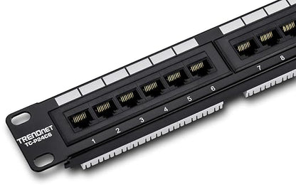 TRENDnet 24-Port Cat6 Unshielded Patch Panel, Wallmount or Rackmount, Compatible - Image 6