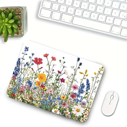 Colorful Floral Mouse Pad – Non-Slip, Waterproof by Unknown