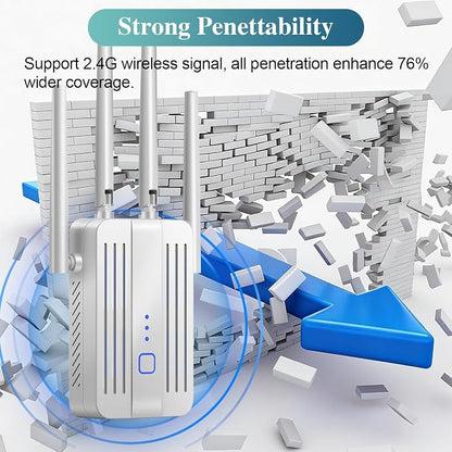 WiFi Extender Signal Booster for Home: 2026 Internet Repeater Long Range Up to - Image 3