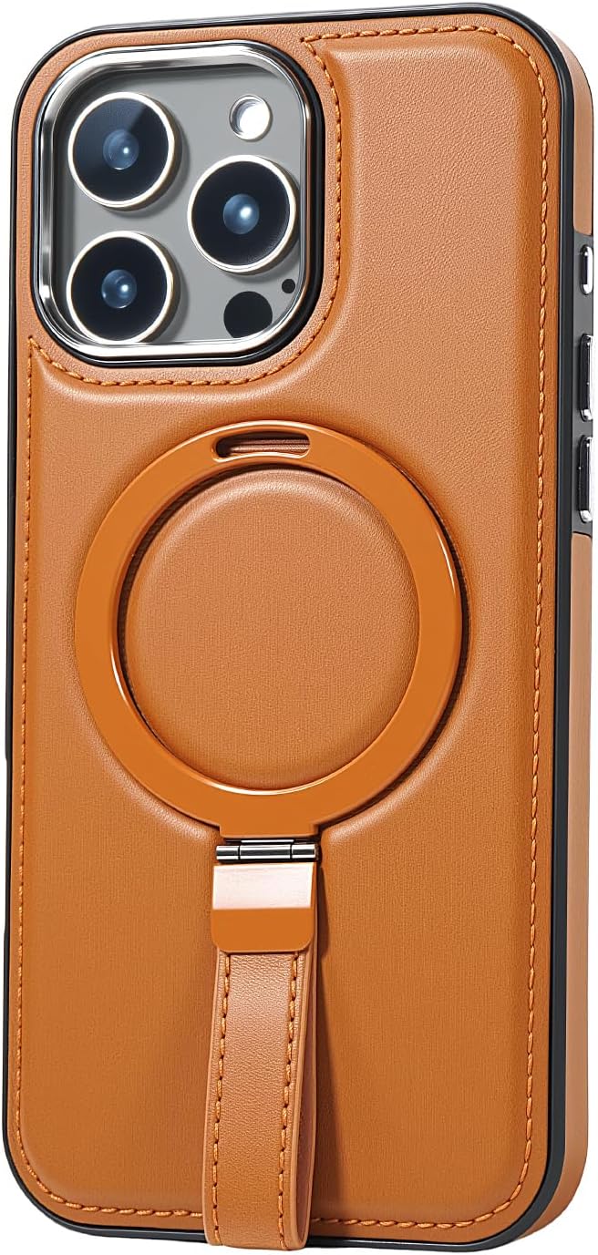 Leather Case, Suitable for iPhone 16 Case, Invisible Magnetic Design, Equipped - Image 9