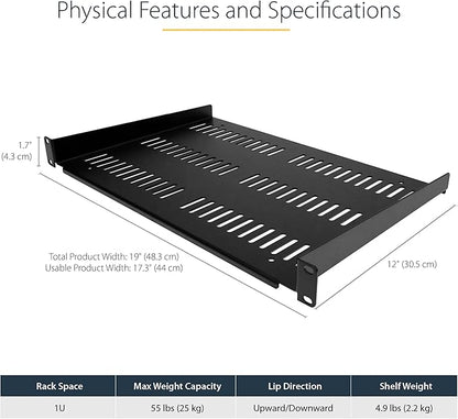 StarTech.com 1U Server Rack Shelf - Image 3