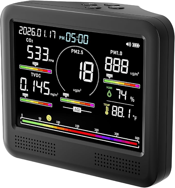 Indoor Air Quality Monitor for Home, CO2 Detector by Unknown