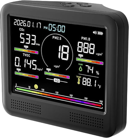 Indoor Air Quality Monitor for Home, CO2 Detector by Unknown
