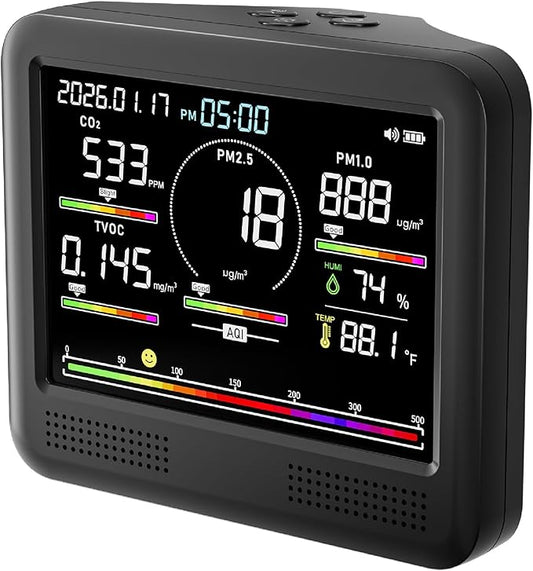 Indoor Air Quality Monitor for Home, CO2 Detector by Unknown
