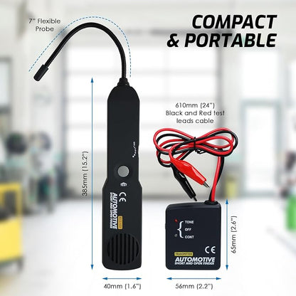 Automotive Circuit Tester, Car Repair Cable Circuit Wire Tracers Analyzer Short - Image 8