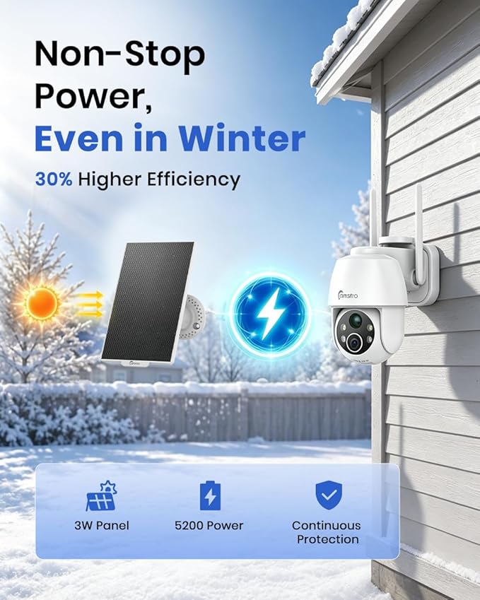 Solar Security Camera Wireless Outdoor, WiFi 6 - Image 4