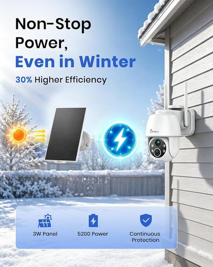 Solar Security Cameras Wireless Outdoor 2 Pack, WiFi 6 - Image 4
