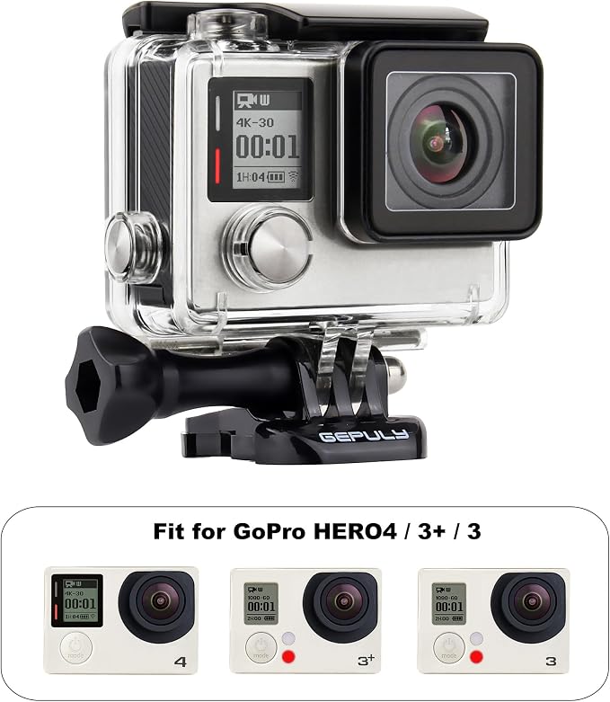 Skeleton Housing Case for GoPro Hero 4, Hero 3+, Hero 3 Action Camera Side Open - Image 6