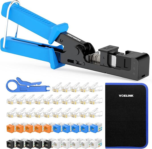VCELINK Speed Termination Tool for VCE 90-Degree Keystone Jacks Punch Down by VCELINK