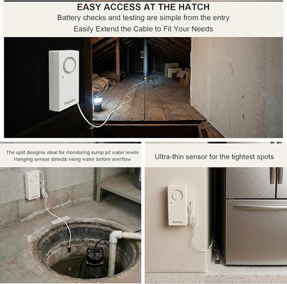 Water Alarms Leak Detector for Home Basements, RV Water Heater, Sump Pump - Image 6