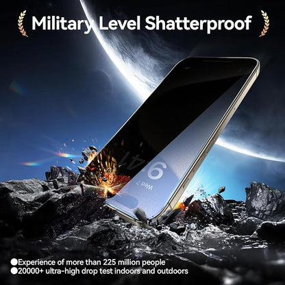 SMARTDEVIL 2+2Pack for iPhone 15 Pro Privacy Screen Protector - Image 5