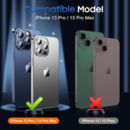 UniqueMe 3 Packs Compatible for iPhone 13 Pro Max/iPhone 13 Pro Camera Lens - Image 7
