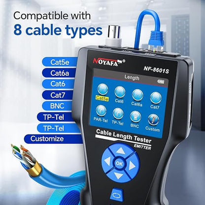 NOYAFA NF-8601S Network Cable Tester, Ethernet Tester Cable - Image 3